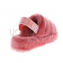 Меховые угги сандалии розовые UGG Fluff Yeah Slide Lantana